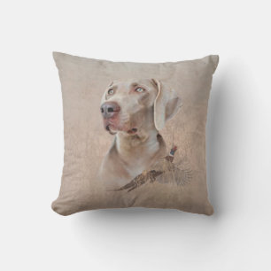 Coussin Weimaraner Poster Canvas Imprimer Tapisserie Acryl