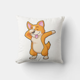 Coussin Welsh Corgi à Dance Dab Hip hop