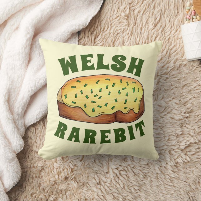 Coussin Welsh Rarebit Savoureux Fromage Toast British Food (Couverture)