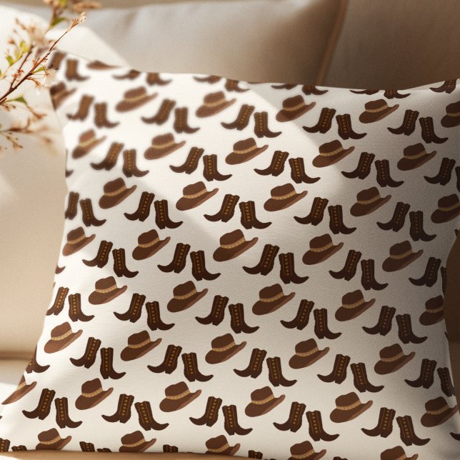 Coussin Western Cow-boy (Créateur téléchargé)