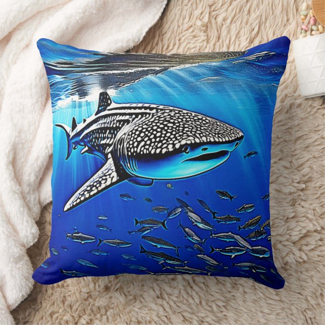 Coussin Whale Shark Majesty Design (Couverture)