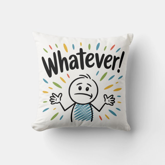 Coussin Whatever ! (Recto)