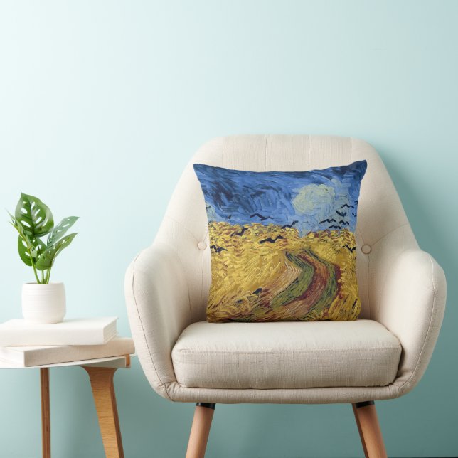 Coussin Wheatfield avec Crows Vincent van Gogh (Chaise)