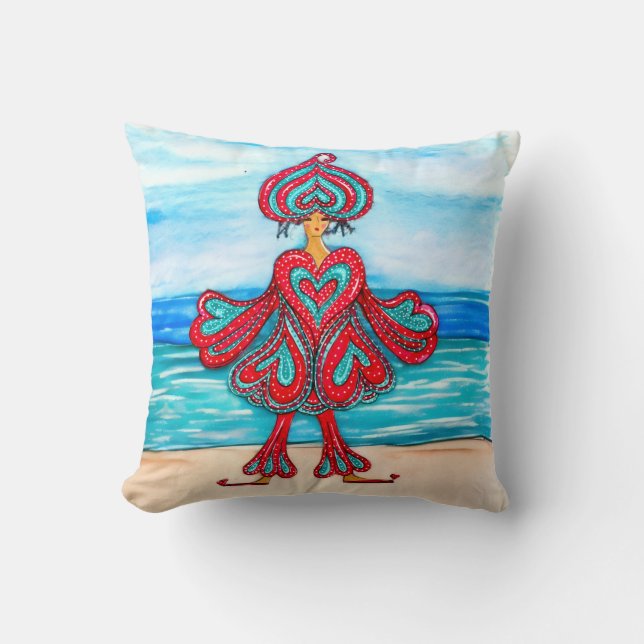 Coussin Where your Heart on your sleeve! (Recto)