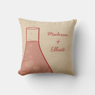 Coussin Whimsical Beaker, Rouge