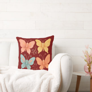 Coussin Whimsical Butterflies