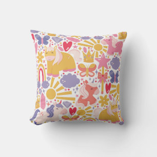Coussin Whimsical Unicorn Wonderland