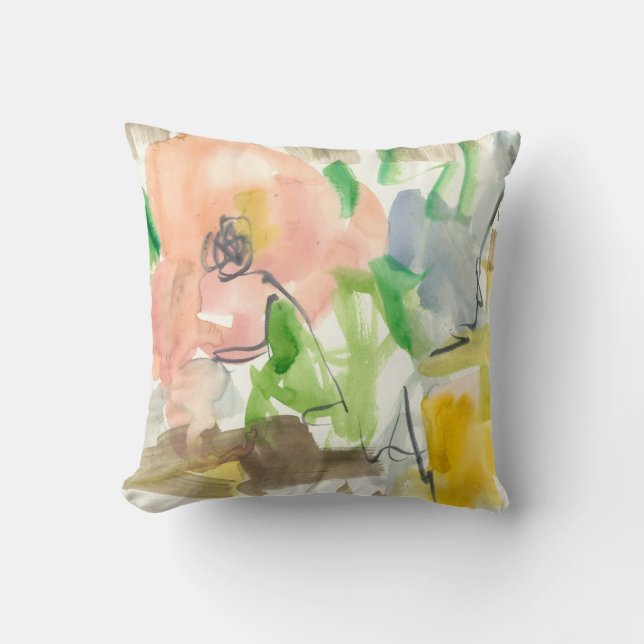 Coussin Whimsy dans le jardin II (Recto)