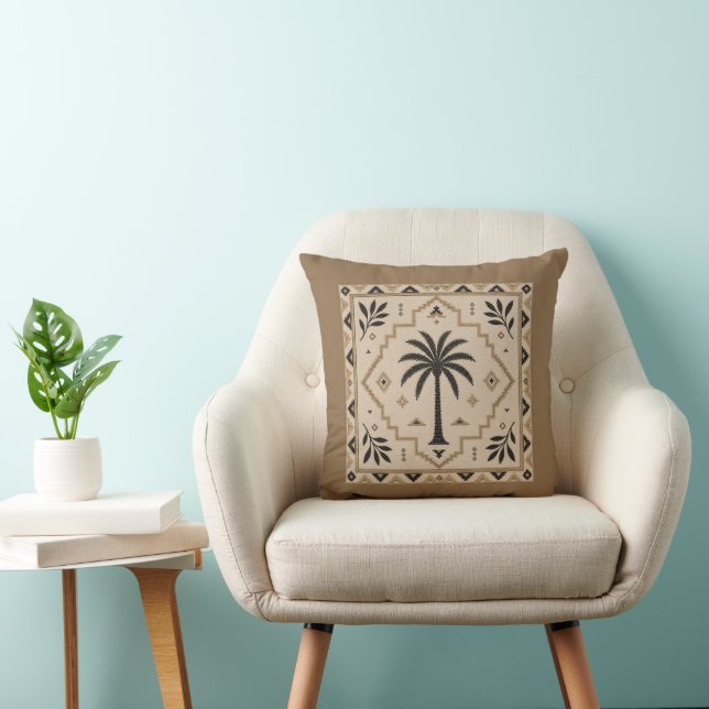 Coussin Whisper Fountains Palm Tree Cushion (Chaise)