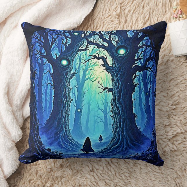 Coussin Whispering Woods Imaginaire foncé (Couverture)