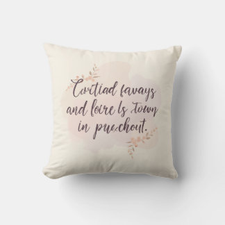 Coussin Whispers au coeur - Cushion Citation Inspirationne