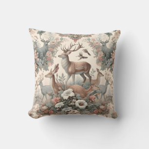 Coussin Whispers Forêt Enchantée : Faune victorienne