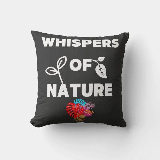 Coussin Whispers of Nature (Recto)