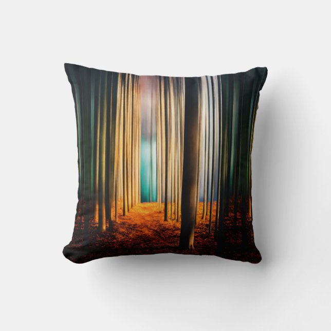 Coussin Whispers of Serenity : Silence Abstraite (Recto)