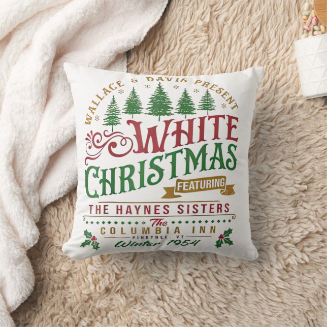 Coussin White Christmas Wallace Et Davis Haynes Sister (Couverture)