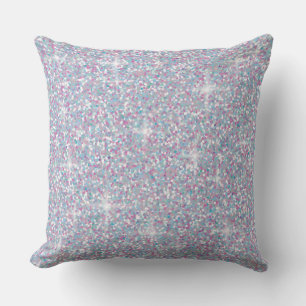 Coussin White iridescent brillant