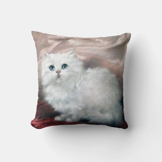 Coussin White Kitten, Carl Kahler (Recto)