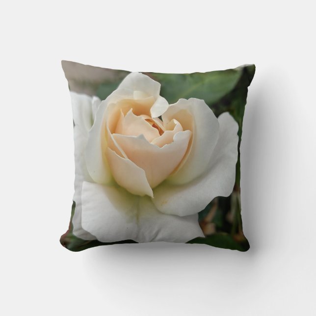 Coussin White Rose (Recto)