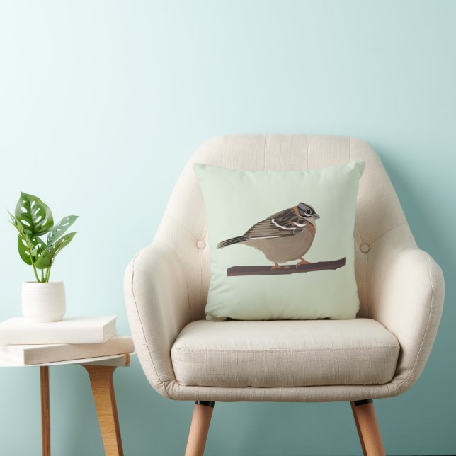 Coussin White Throated (Chaise)