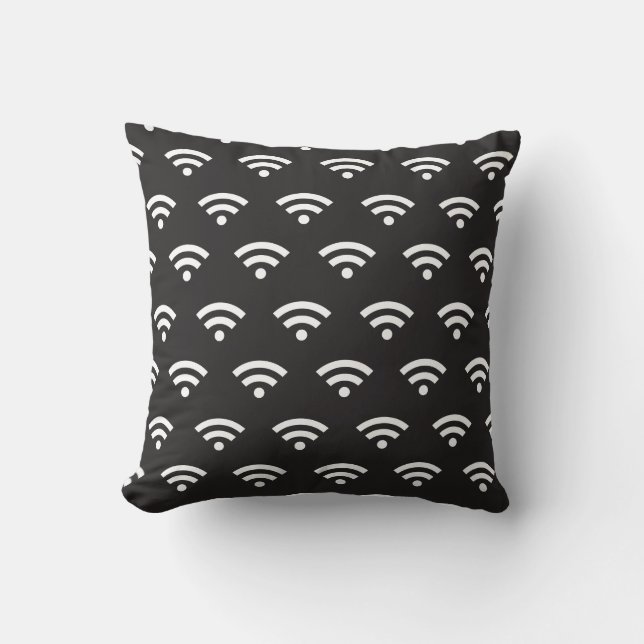 Coussin Wifi blanc (Recto)