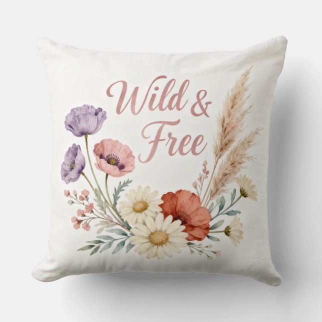 Coussin Wild & Free Pillow (Recto)