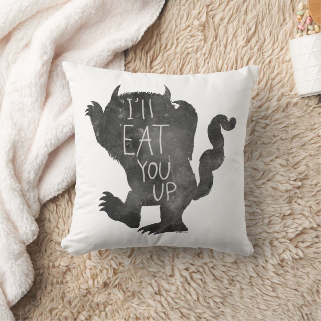 Coussin Wild Thing | Je vais te manger (Couverture)