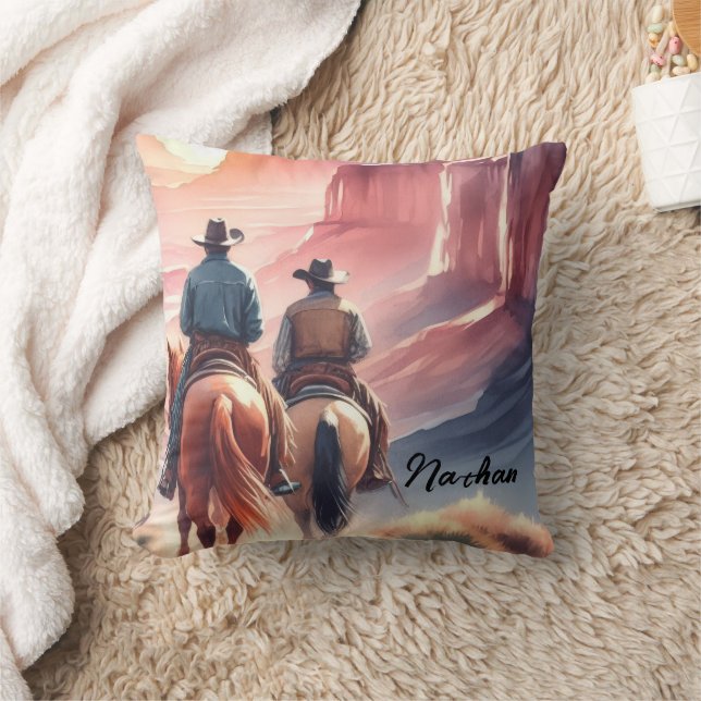 Coussin Wild West Cowboy (Couverture)
