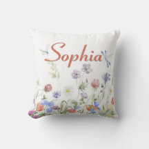 Wildflowers Personalized Custom Name