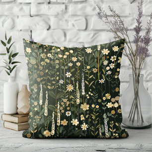 Coussin Wilhelmina Dark Daisy Floral