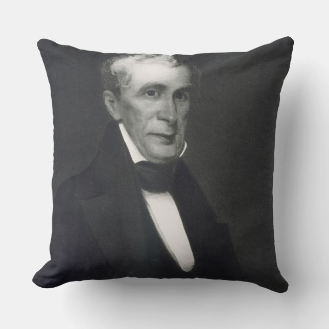 Coussin William Henry Harrison, 9ème président de l'union (Recto)