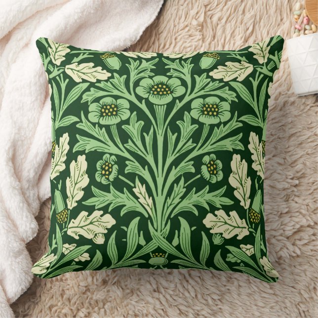Coussin William Miroirs Glands & Feuilles de Chêne Jardin  (Couverture)