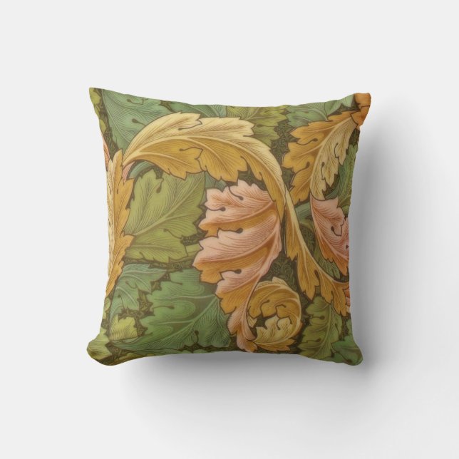 Coussin William Morris Acanthus Vintage Floral (Recto)