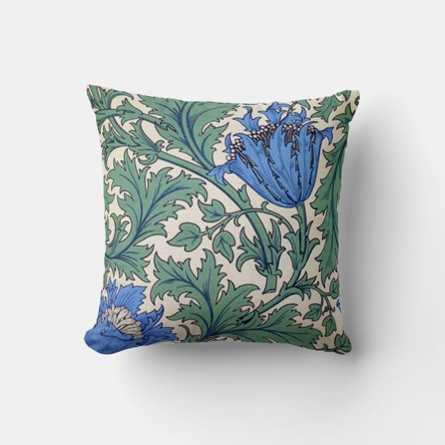 Coussin William Morris "Anemone" (Recto)