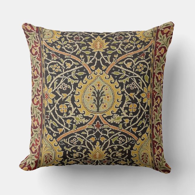 Coussin William Morris Classique Tapis Art Design d'impres (Recto)