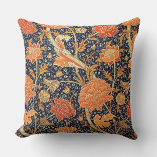 Coussin William Morris Cray Floral Art Nouveau Motif
