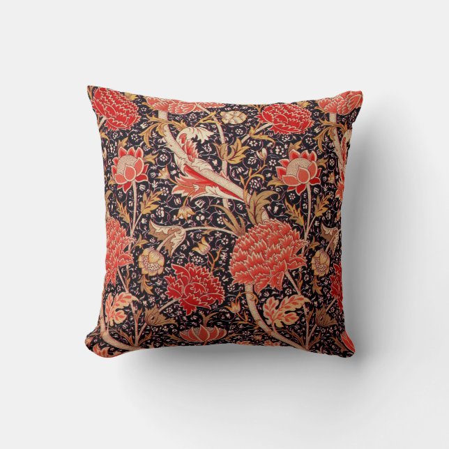 Coussin William Morris Floral "Cray" (Recto)
