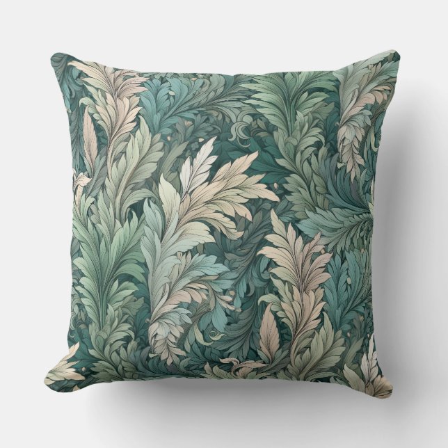 Coussin William Morris Floral Patterned (Recto)