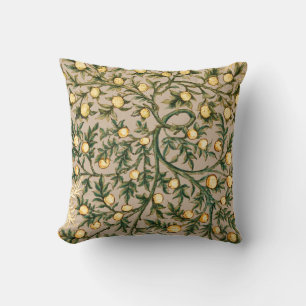 Coussin William Morris Fruit Floral Jardin Fleur Classique