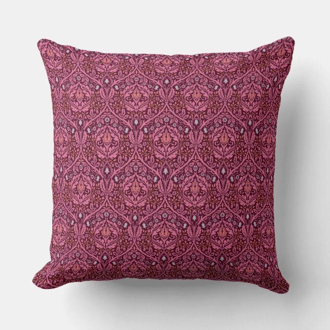 Coussin William Morris Golden Bough in Plum (Recto)