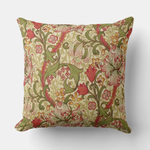 Coussin William Morris Golden Lily modèle floral