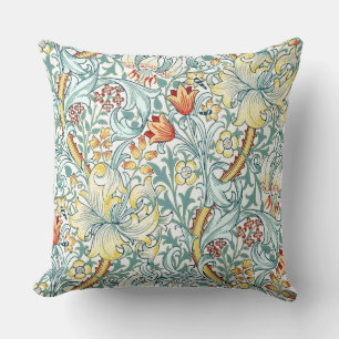 Coussin William Morris Golden Lily modèle floral