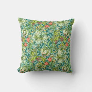 Coussin William Morris Golden Lily Vintage Floral Design