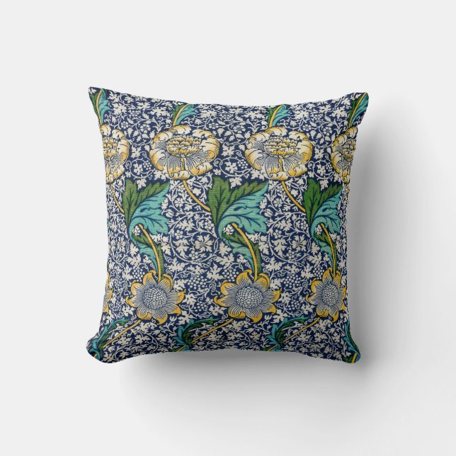 Coussin William Morris Kennet célèbre motif (Recto)