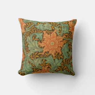 Coussin William Morris Motif monumental Art nouveau