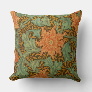 Coussin William Morris Motif monumental Art nouveau