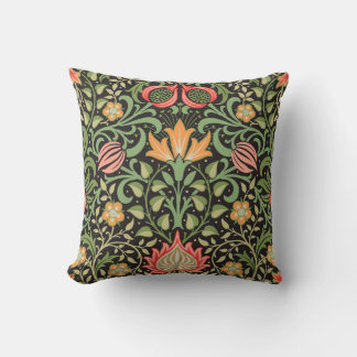 Coussin William Morris Persian Floral Antique