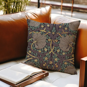 Coussin William Morris Pimpernel Motif Ancien Plaid de Jet