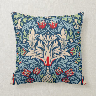 Coussin William Morris Snakeshead Fritillaire Floral Desig