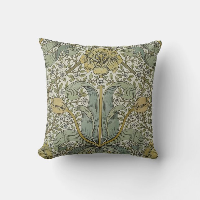 Coussin William Morris Spring Motif classique épais (Recto)