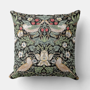 Coussin William Morris Strawberry Thief I Black Birds